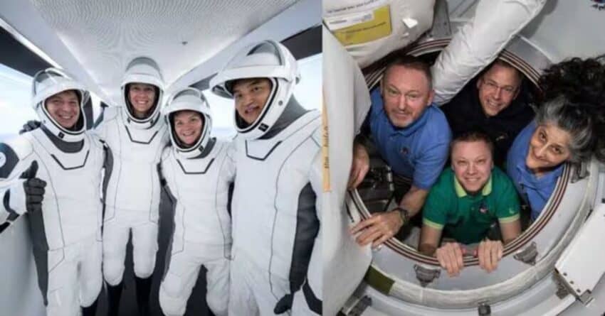 NASA Astronaut Sunita Williams and her crew, after they made their return back to planet Earth.