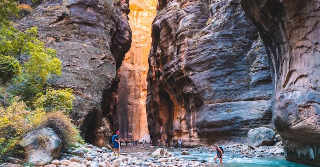 An image of Zion National Park, Utah, as one of the best Camping national Parks in US.