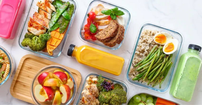 An assortment of different foods that one can consume on a Golo diet.