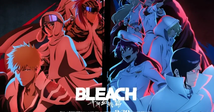 A scene from Bleach: The Thousand Year Blood War, which is rated as one of the best anime to watch right now.