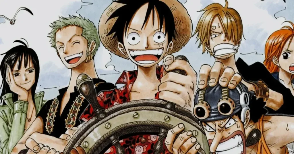 A scene from One Piece, which is rated as the best anime to watch right now.