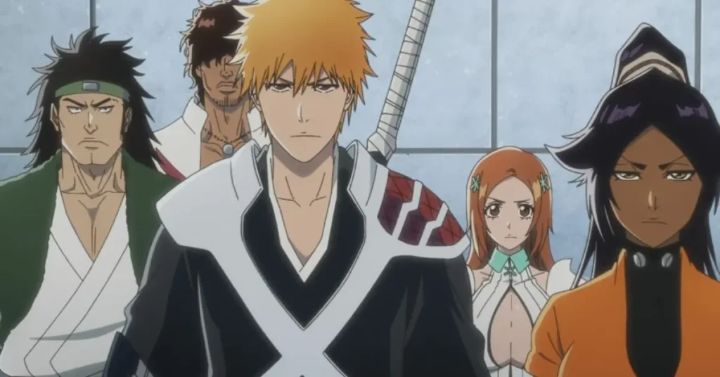 A scene from Bleach: The Thousand Year Blood War, which is rated as one of the best anime to watch right now.