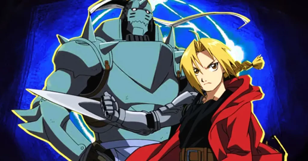A scene from Fullmetal Alchemist, rated as one of the best anime to watch. 