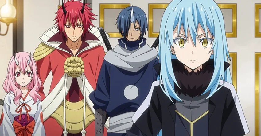 A scene from That Time I Got Reincarnated As A Slime, rated as one of the best Isekai anime to watch.