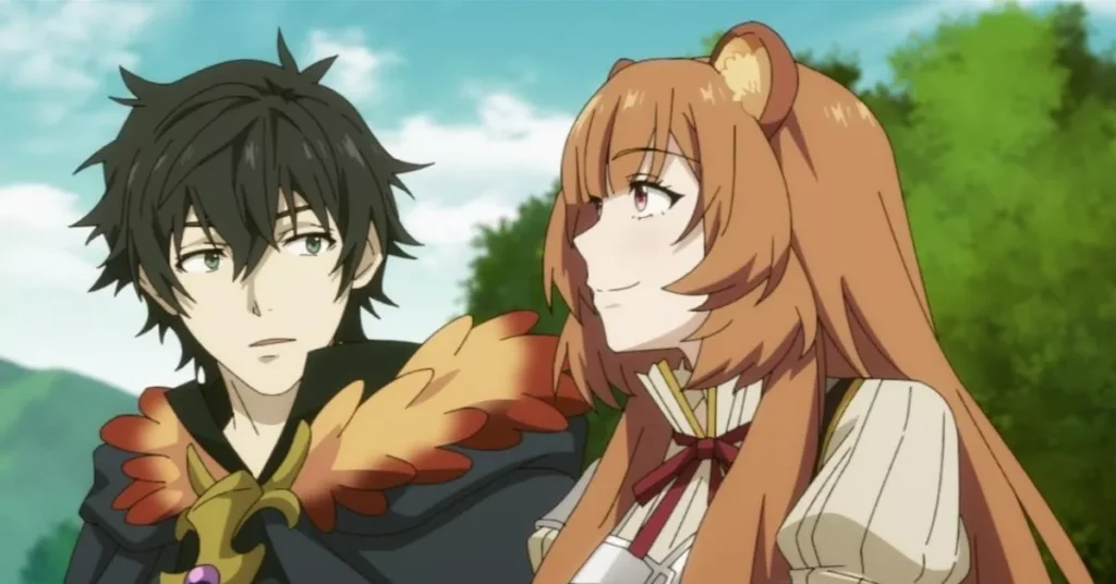 A poster from The Rising of the Shield Hero, rated as the best isekai anime to watch.
